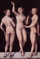 Las Tres Gracias Lucas Cranach el Viejo desnudo